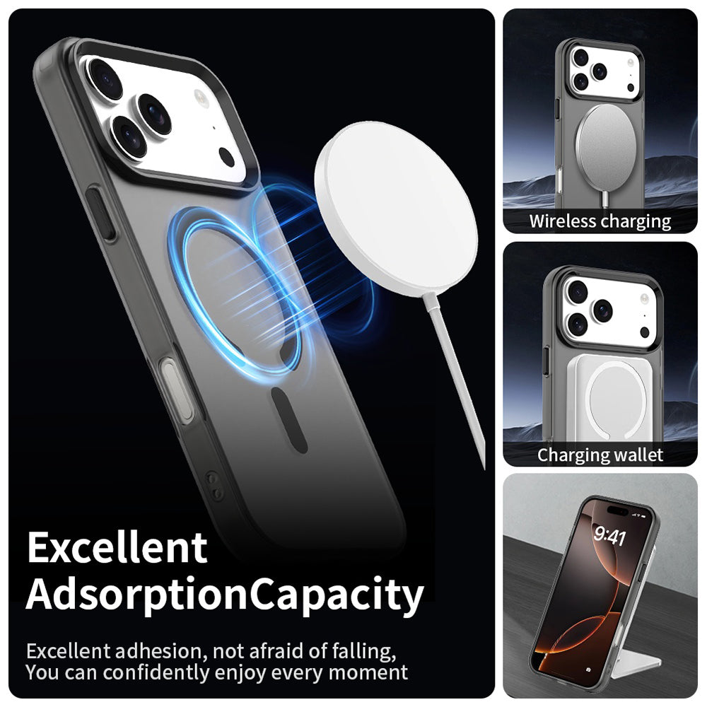 Θήκη MagSafe για Apple iPhone 17 Pro Max, Techsuit, CandyCase, Μαύρη