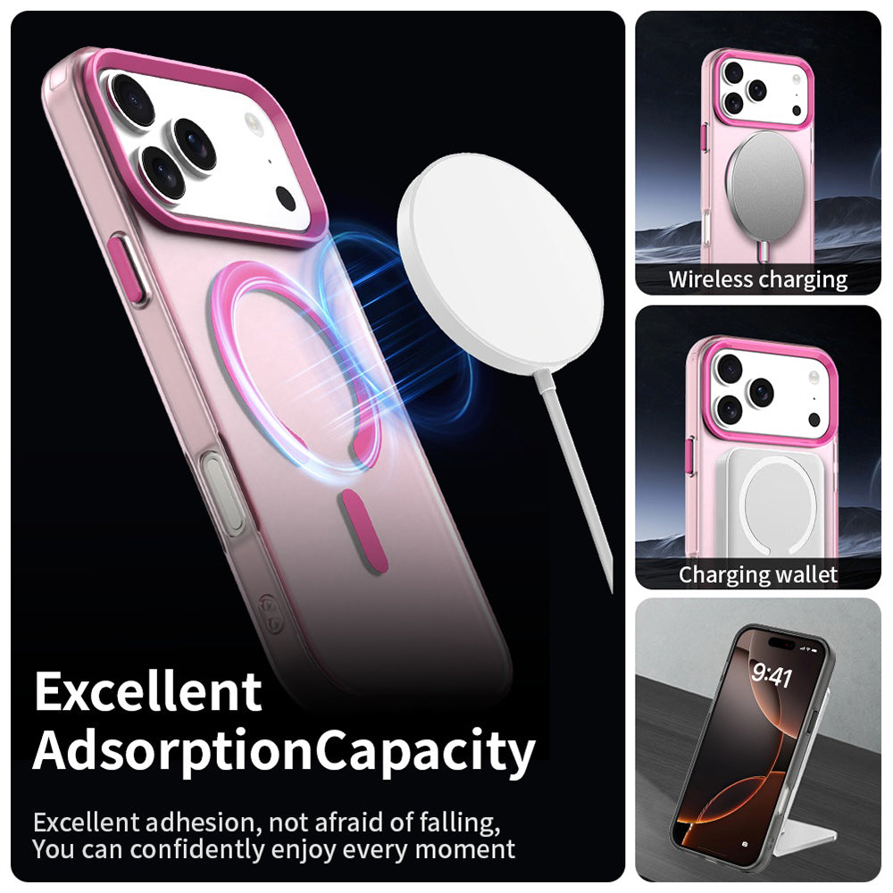 Θήκη MagSafe για Apple iPhone 17 Pro Max, Techsuit, CandyCase, Ροζ