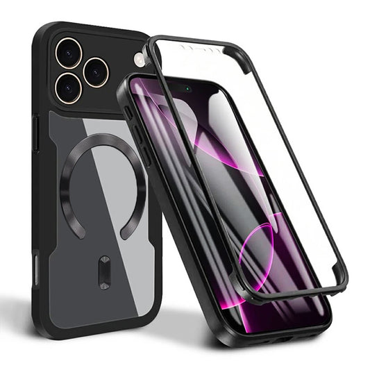 Θήκη MagSafe για Apple iPhone 17 Pro Max, Techsuit, ColorVerse 360, Μαύρη