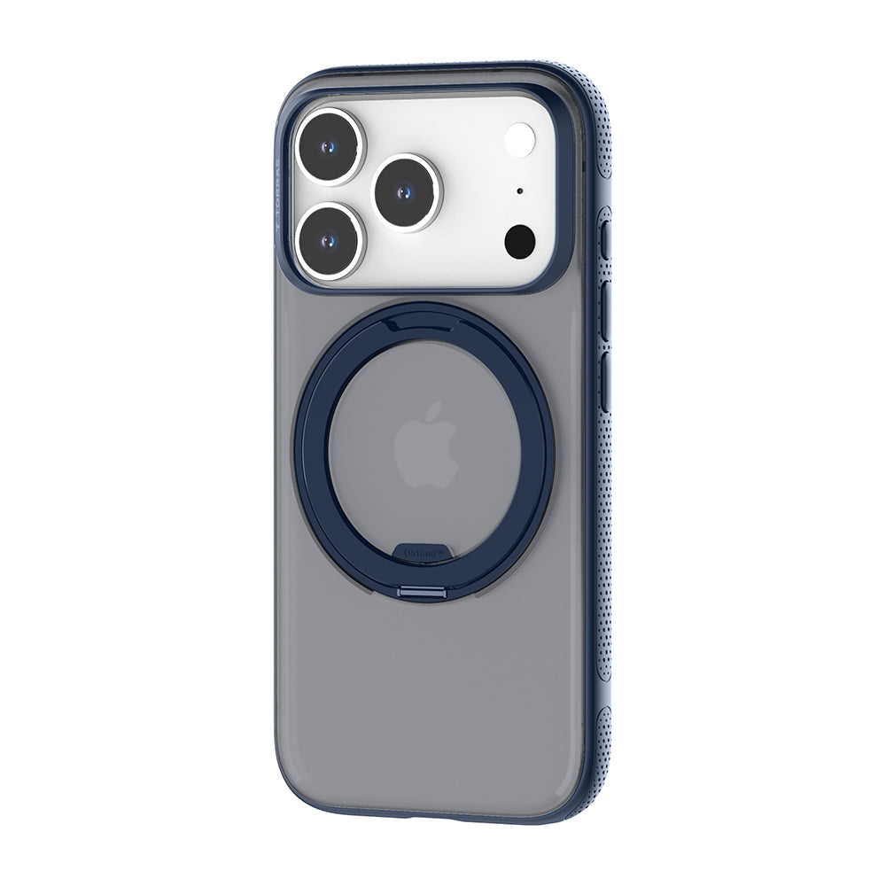MagSafe Case for Apple iPhone 17 Pro Max, Torras, Ostand R Fitness, Navy Blue
