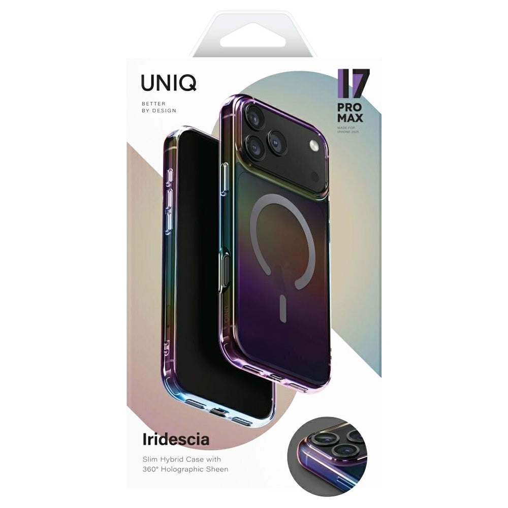Θήκη MagSafe για Apple iPhone 17 Pro Max, UNIQ, Iridescia MagClick, Aurora