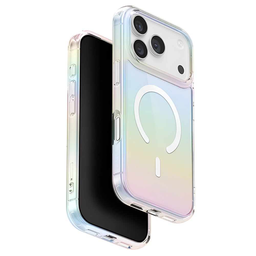Θήκη MagSafe για Apple iPhone 17 Pro Max, UNIQ, Iridescia MagClick, Πολύχρωμη