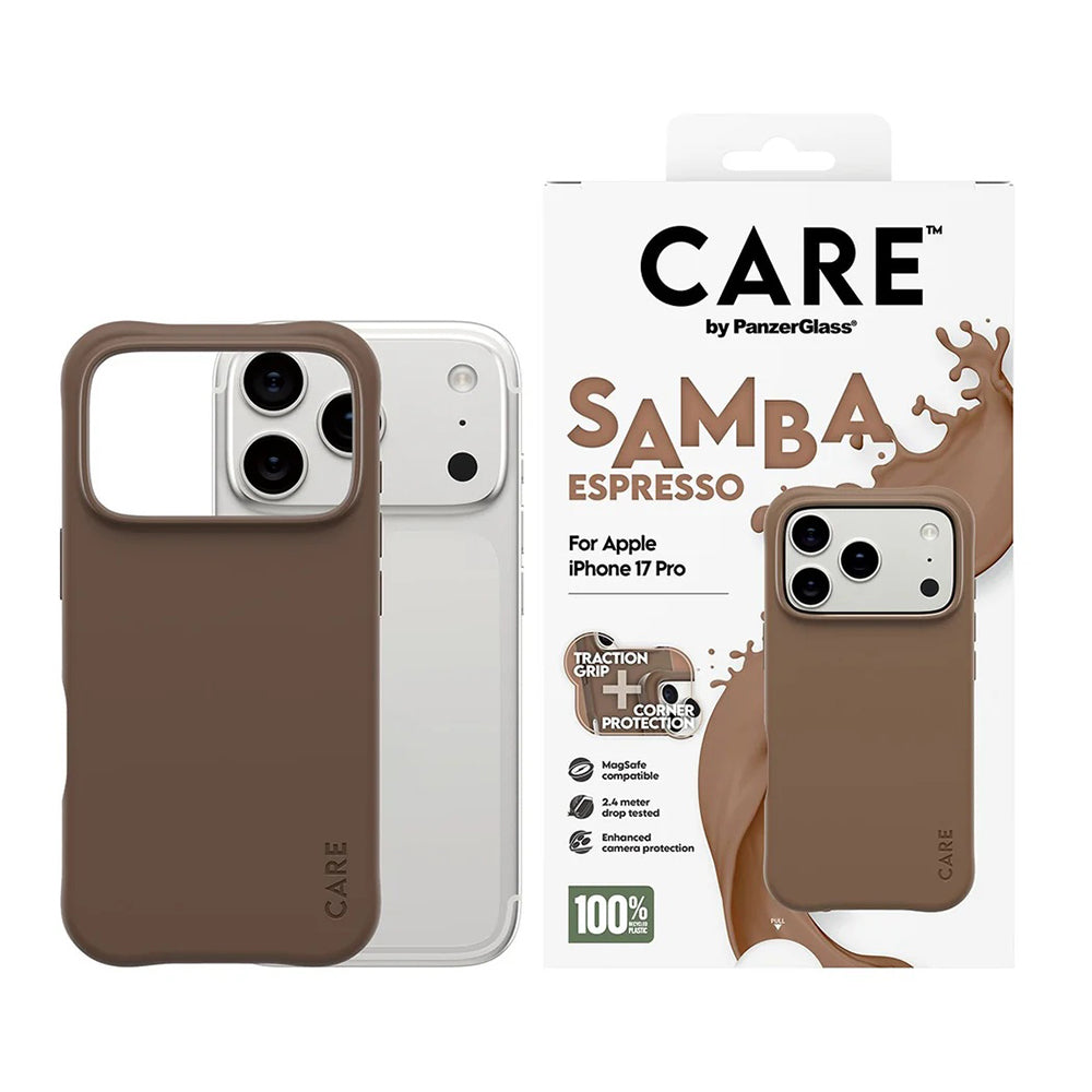 Θήκη MagSafe για Apple iPhone 17 Pro, PanzerGlass, Care Fashionable, Καφέ