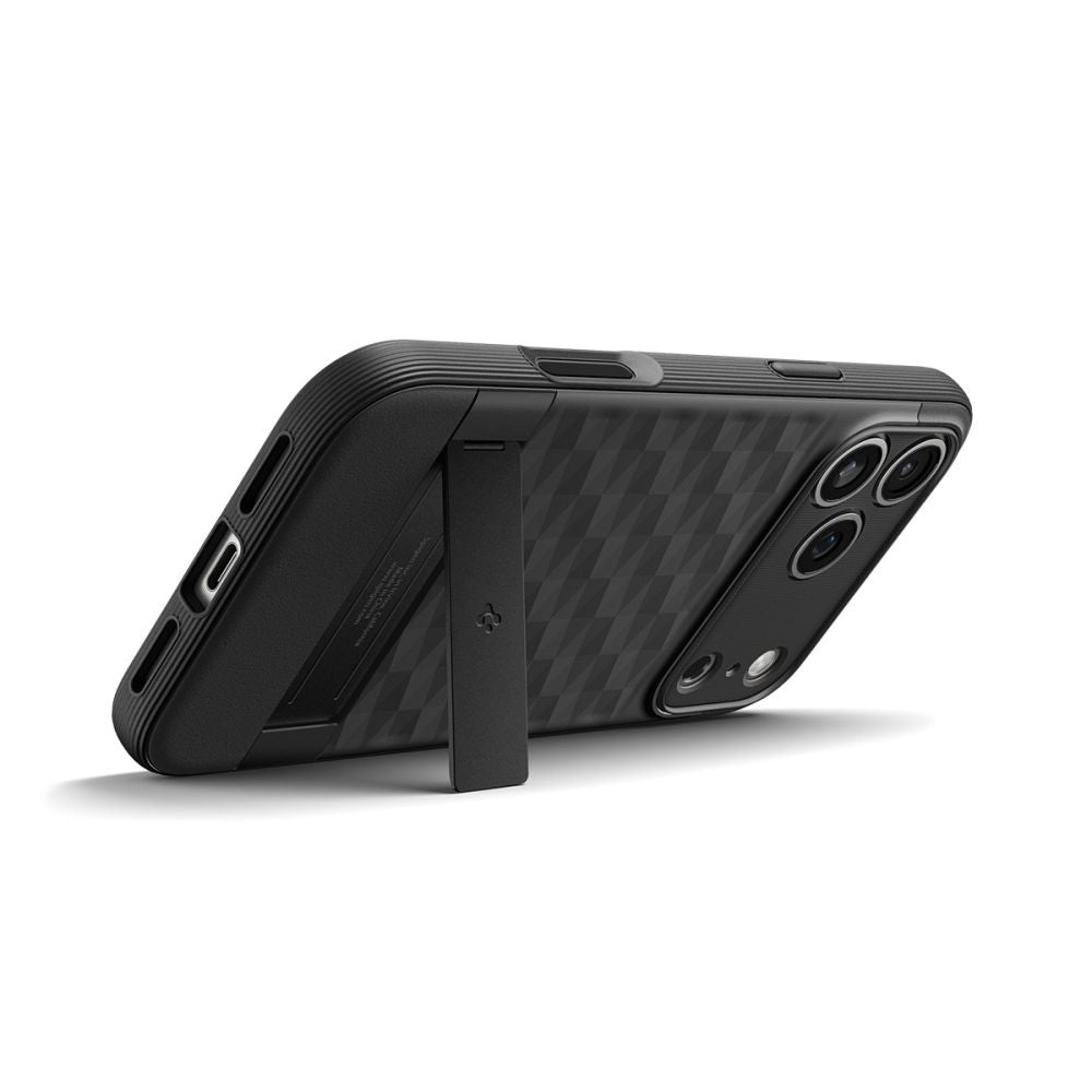 Θήκη MagSafe για Apple iPhone 17 Pro, Spigen, Caseology Parallax S, Ματ Μαύρη