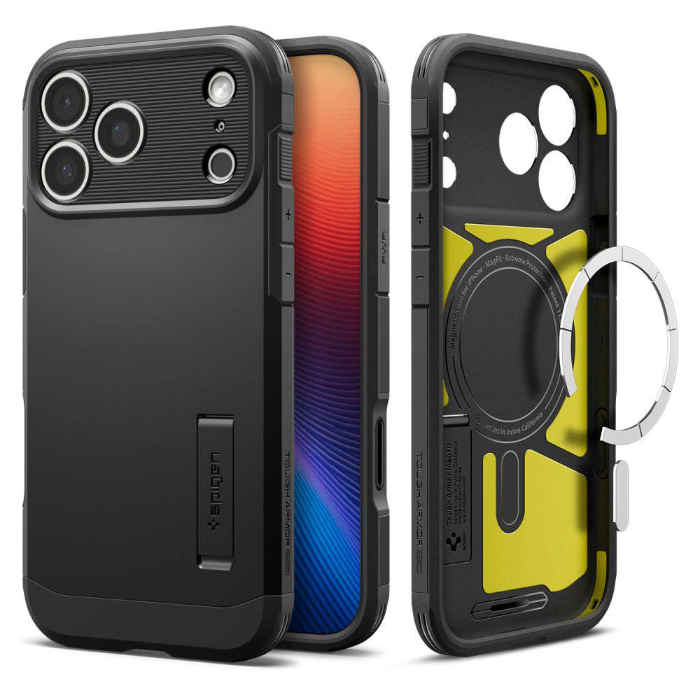 Θήκη MagSafe για Apple iPhone 17 Pro, Spigen, Tough Armor T, Μαύρη ACS10361
