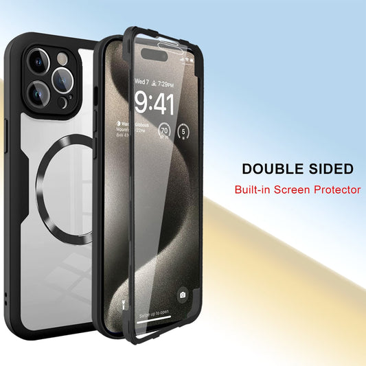 Θήκη MagSafe για Apple iPhone 17 Pro, Techsuit, ColorVerse 360, Μαύρη