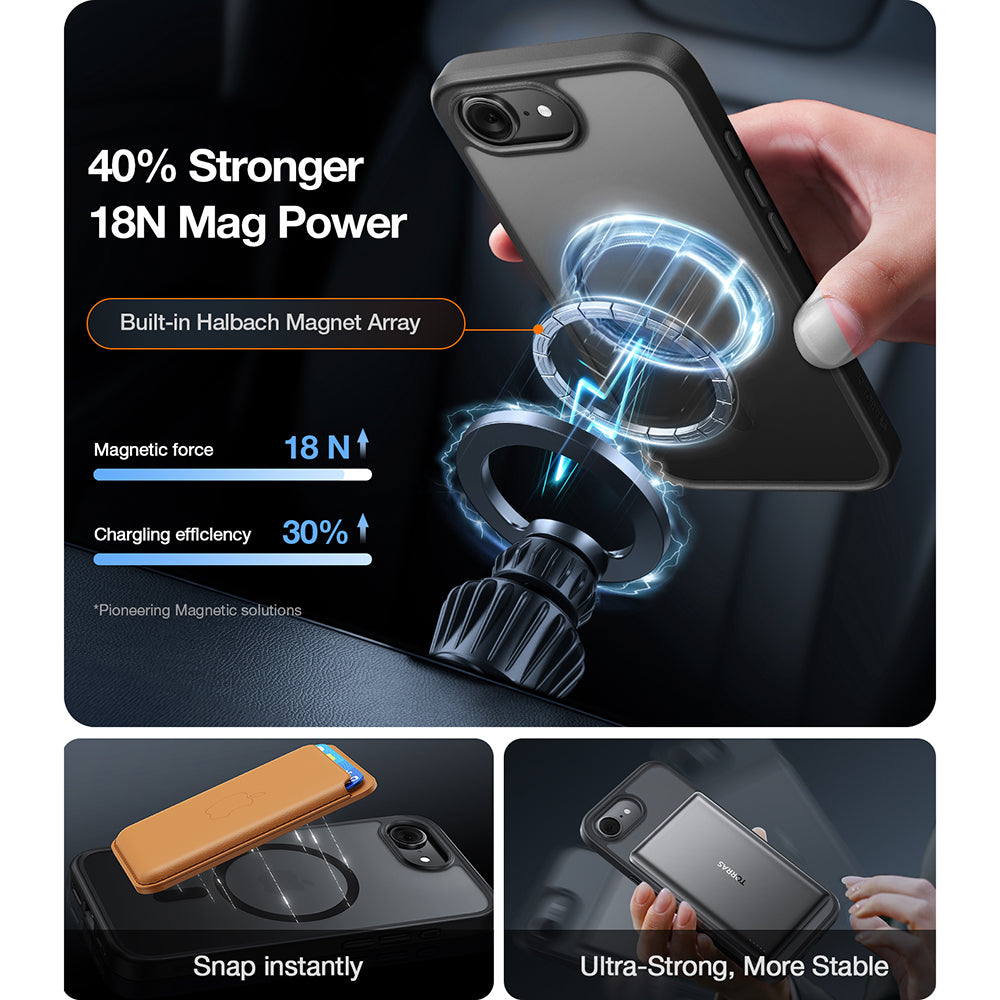 Θήκη MagSafe για Apple iPhone 17 Pro, Torras, Guardian, Μπλε Ναυτικό