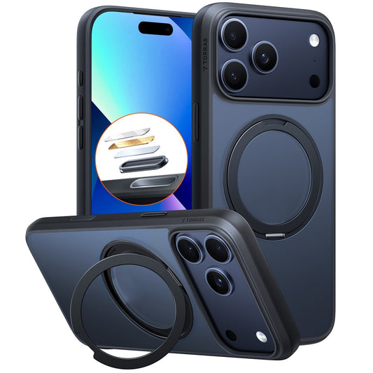 Θήκη MagSafe για Apple iPhone 17 Pro, Torras, Ostand Pro, Μαύρη