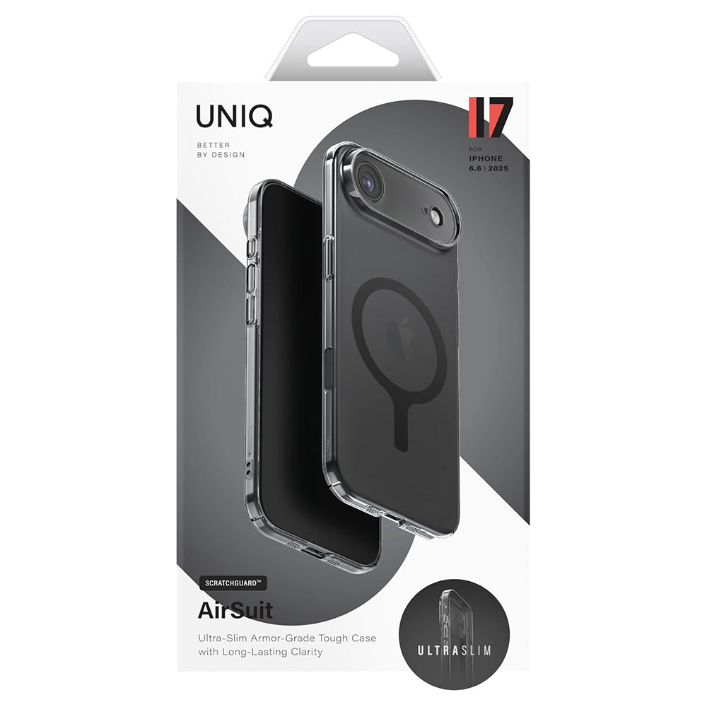 Θήκη MagSafe για Apple iPhone 17 Pro, UNIQ, AirSuit MagClick, Μαύρη