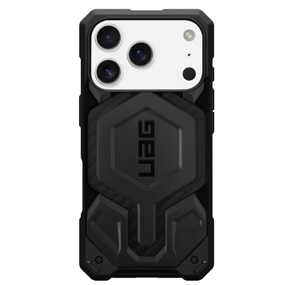 MagSafe Case for Apple iPhone 17 Pro, Urban Armor Gear, Monarch Pro Carbon, Black