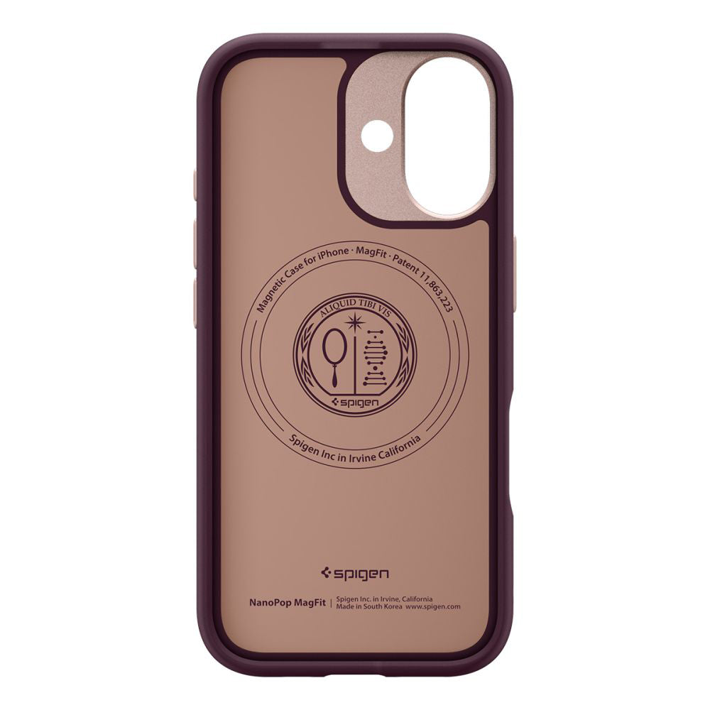 Θήκη MagSafe για Apple iPhone 17, Spigen, Caseology Nano Pop, Βυσσινί ACS10365