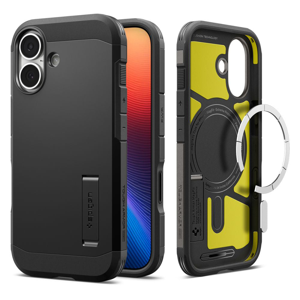 Θήκη MagSafe για Apple iPhone 17, Spigen, Tough Armor T, Μαύρη ACS10391