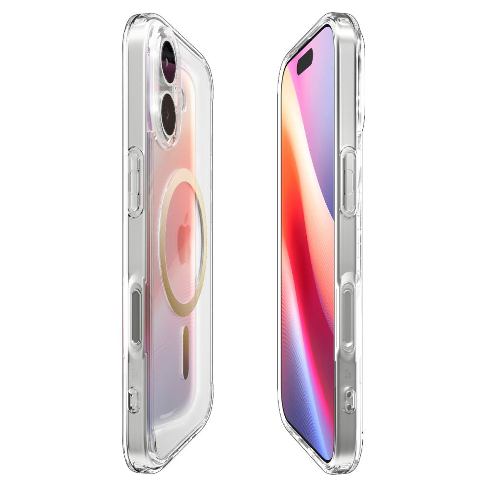 Θήκη MagSafe για Apple iPhone 17, Spigen, Ultra Hybrid, Διάφανο Χρυσό ACS10382