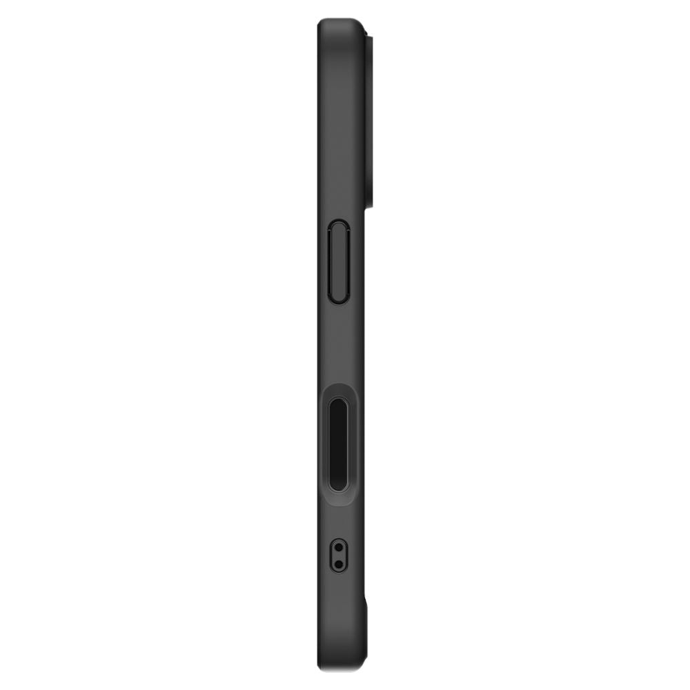 Θήκη MagSafe για Apple iPhone 17, Spigen, Ultra Hybrid, Μαύρη Σατινέ ACS10383