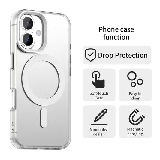 MagSafe Case for Apple iPhone 17, Techsuit, CandyCase, White
