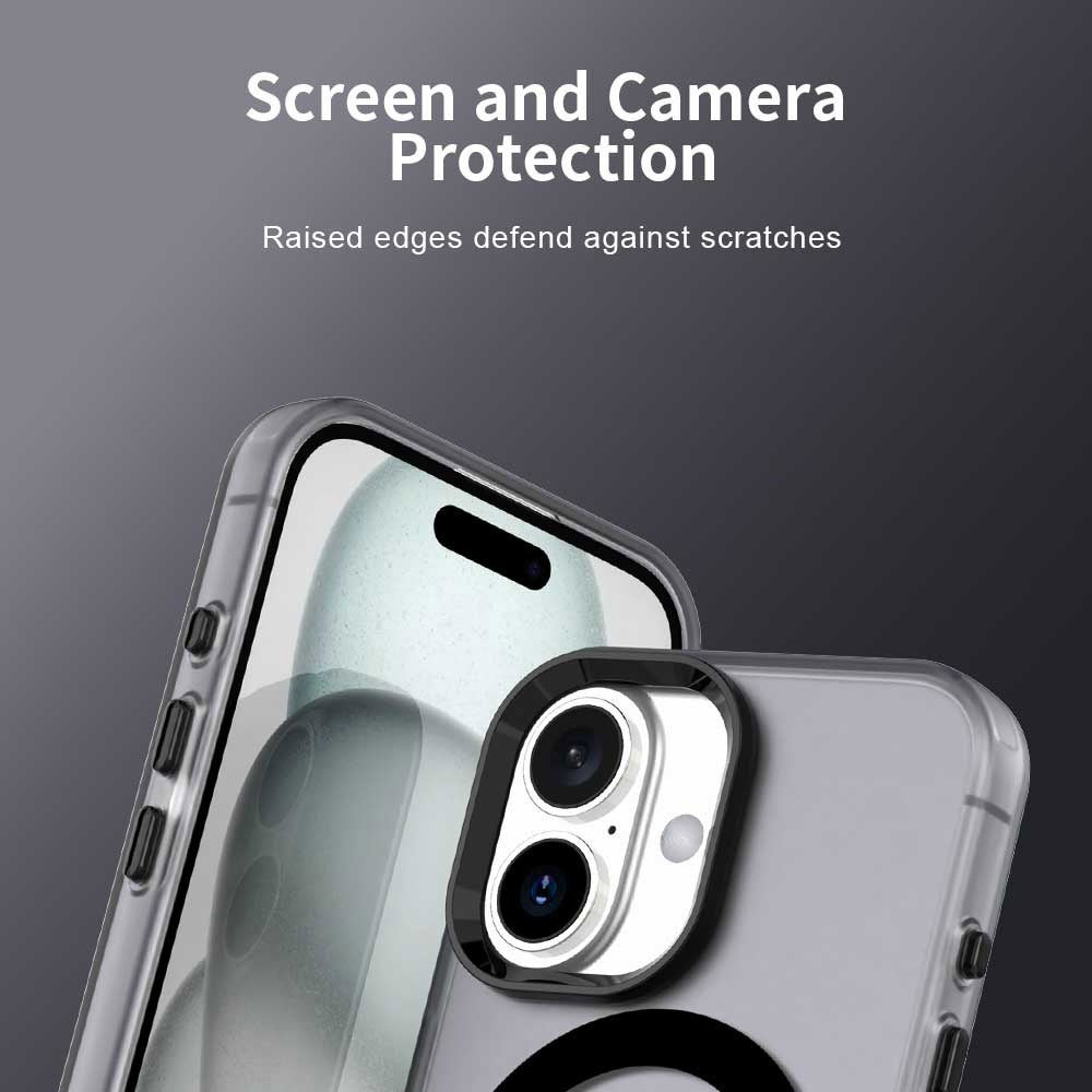 MagSafe Case for Apple iPhone 17, Techsuit, CandyCase, Black