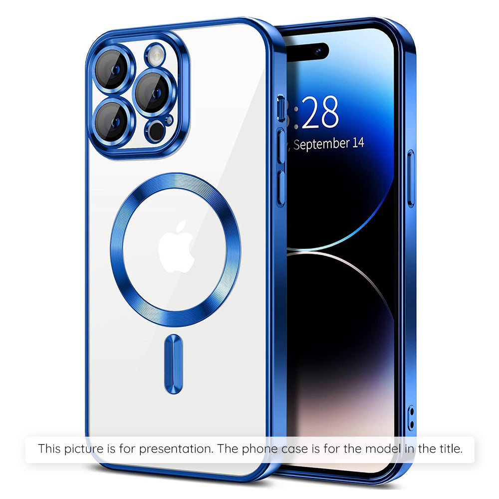 Θήκη MagSafe για Apple iPhone 17, Techsuit, Luxury Crystal, Σκούρο Μπλε