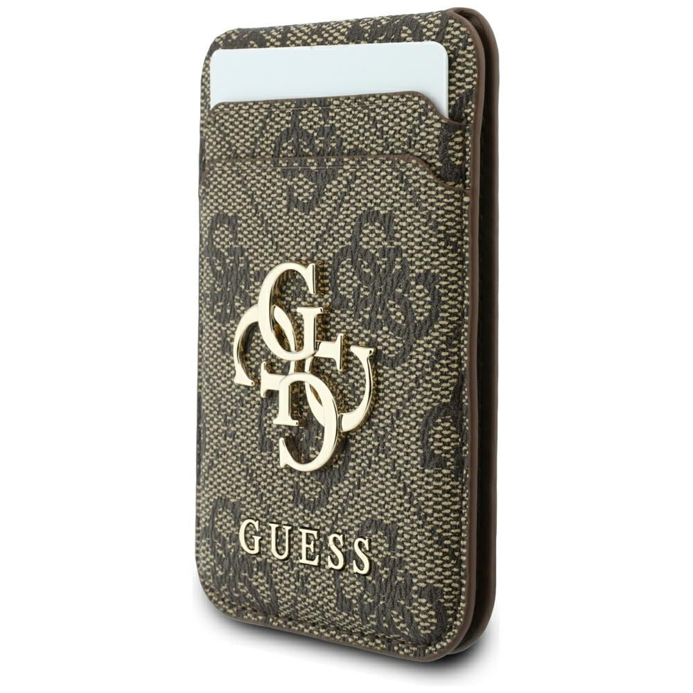Θήκη MagSafe για Apple iPhone 18 Pro / 17 Pro, Guess, 4G Cardslot, Καφέ