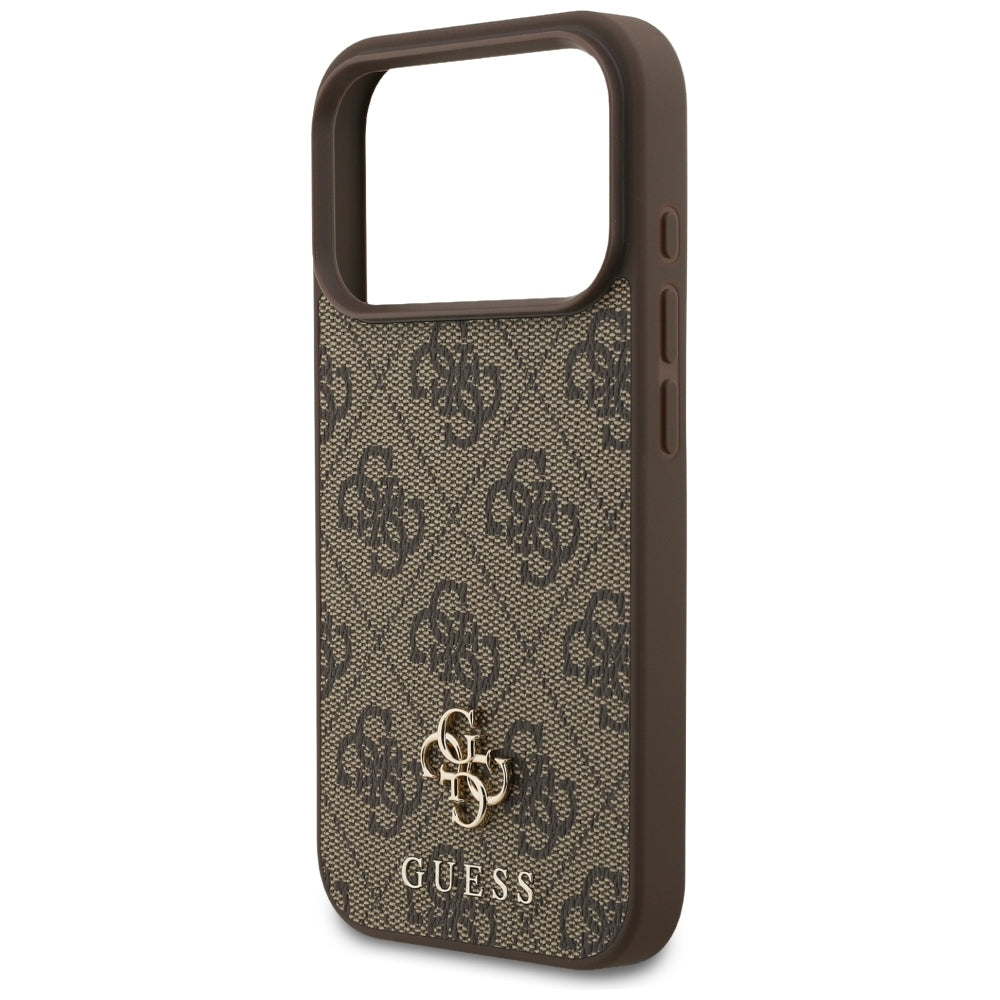 Θήκη MagSafe για Apple iPhone 18 Pro / 17 Pro, Guess, 4G Small and Classic, Καφέ