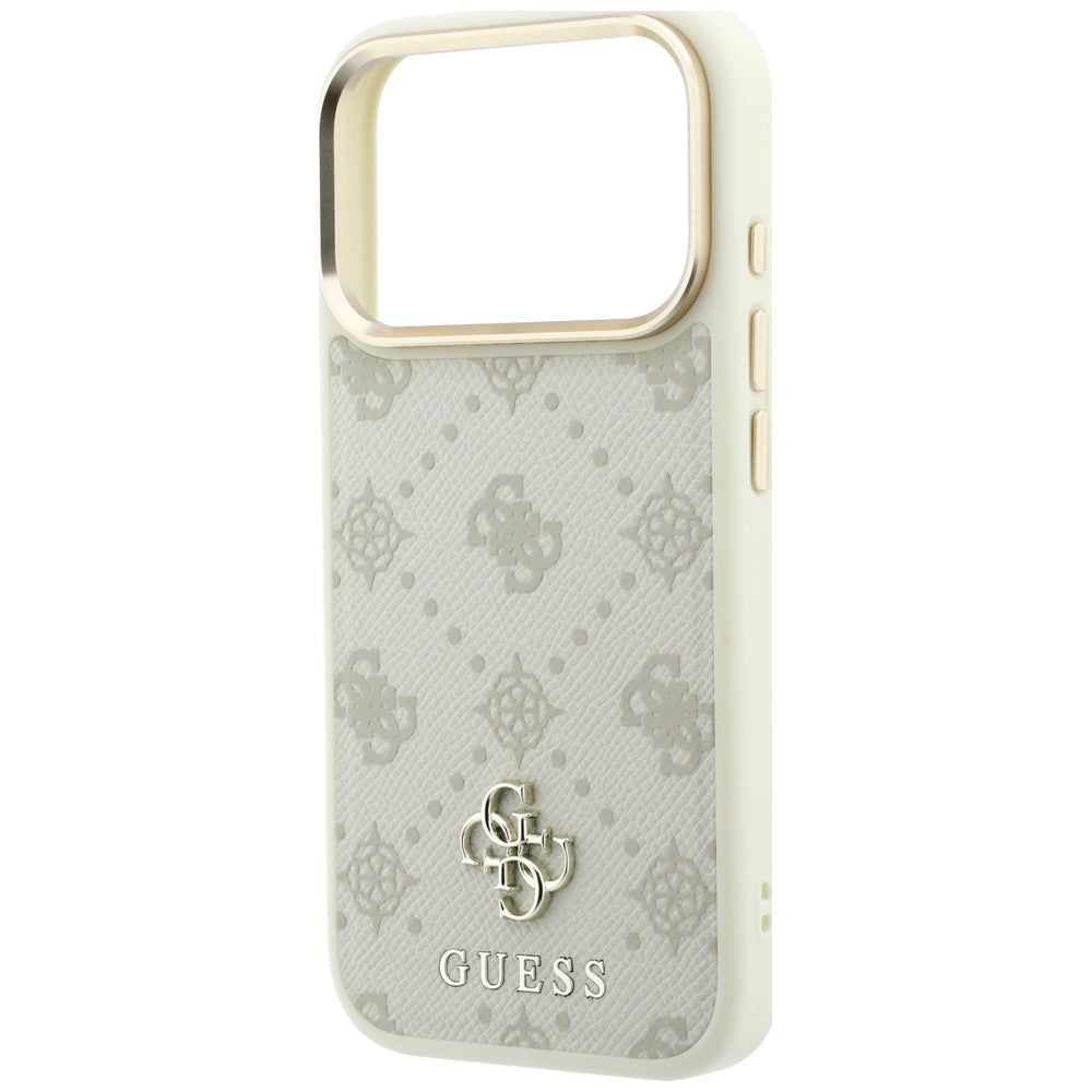 Θήκη MagSafe για Apple iPhone 18 Pro / 17 Pro, Guess, Peony 4G Small Logo, Μπεζ