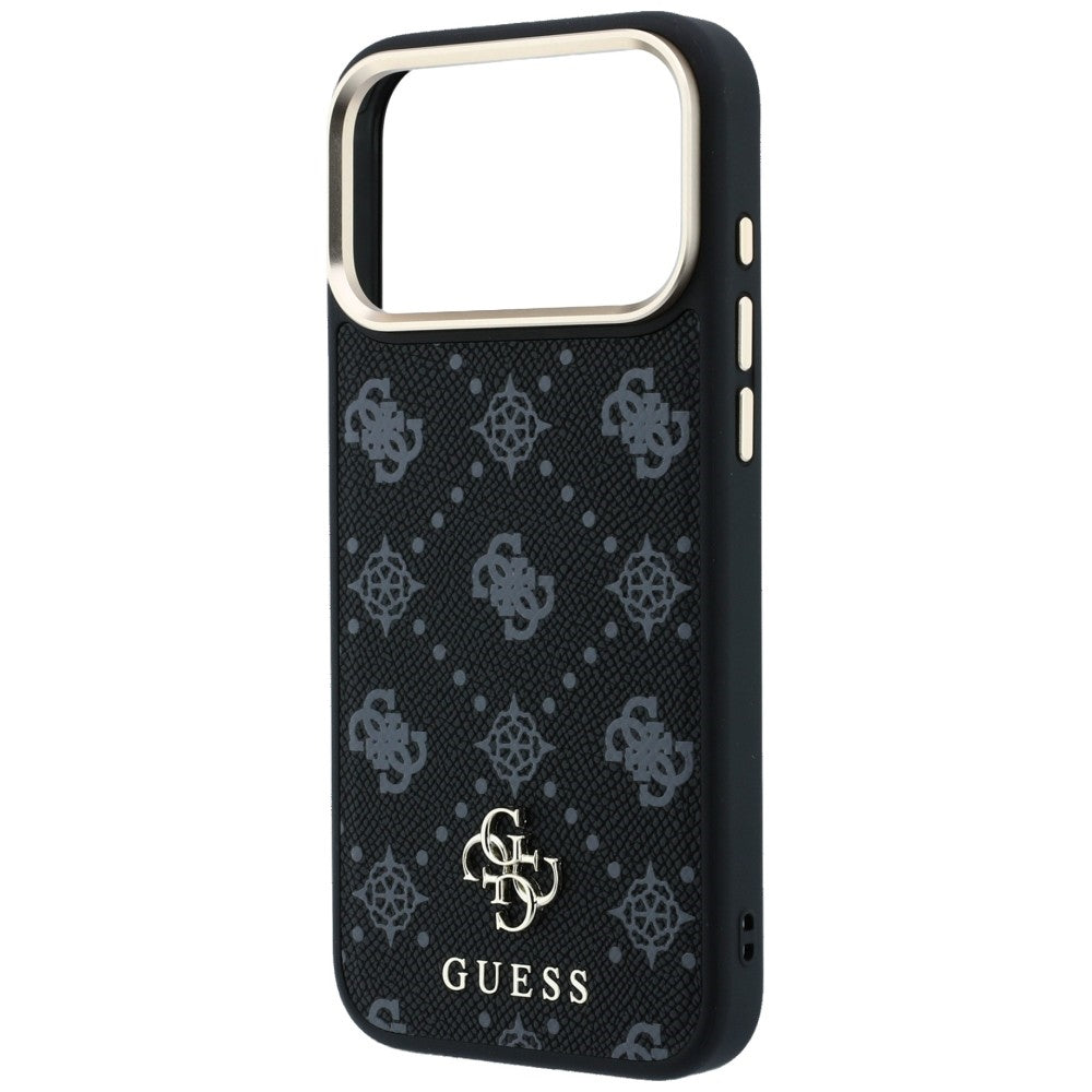 Θήκη MagSafe για Apple iPhone 18 Pro / 17 Pro, Guess, Peony 4G Small Logo, Μαύρη