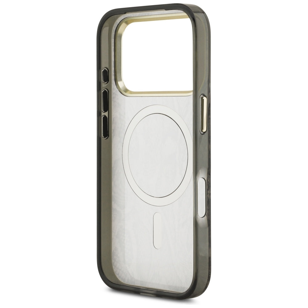 Θήκη MagSafe για Apple iPhone 18 Pro / 17 Pro, Guess, Σχέδιο Πύθωνα, Καφέ