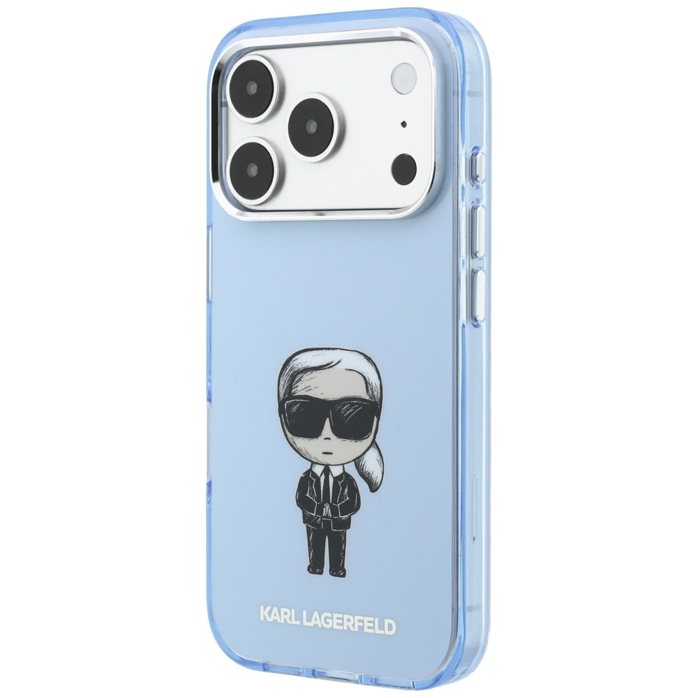 Θήκη MagSafe για Apple iPhone 18 Pro / 17 Pro, Karl Lagerfeld, HC IML Ikonik Sketch Print, Μπλε