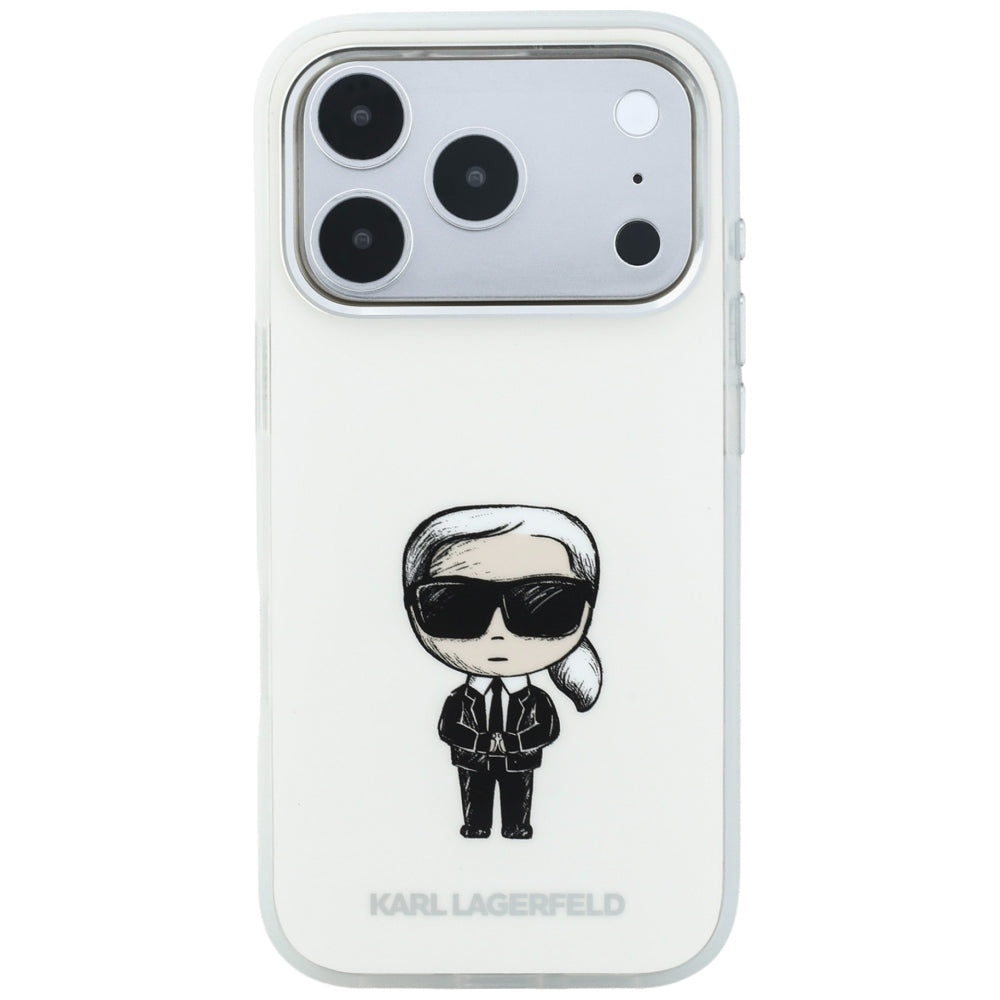 Θήκη MagSafe για Apple iPhone 18 Pro / 17 Pro, Karl Lagerfeld, HC IML Ikonik Sketch Print, Μπεζ