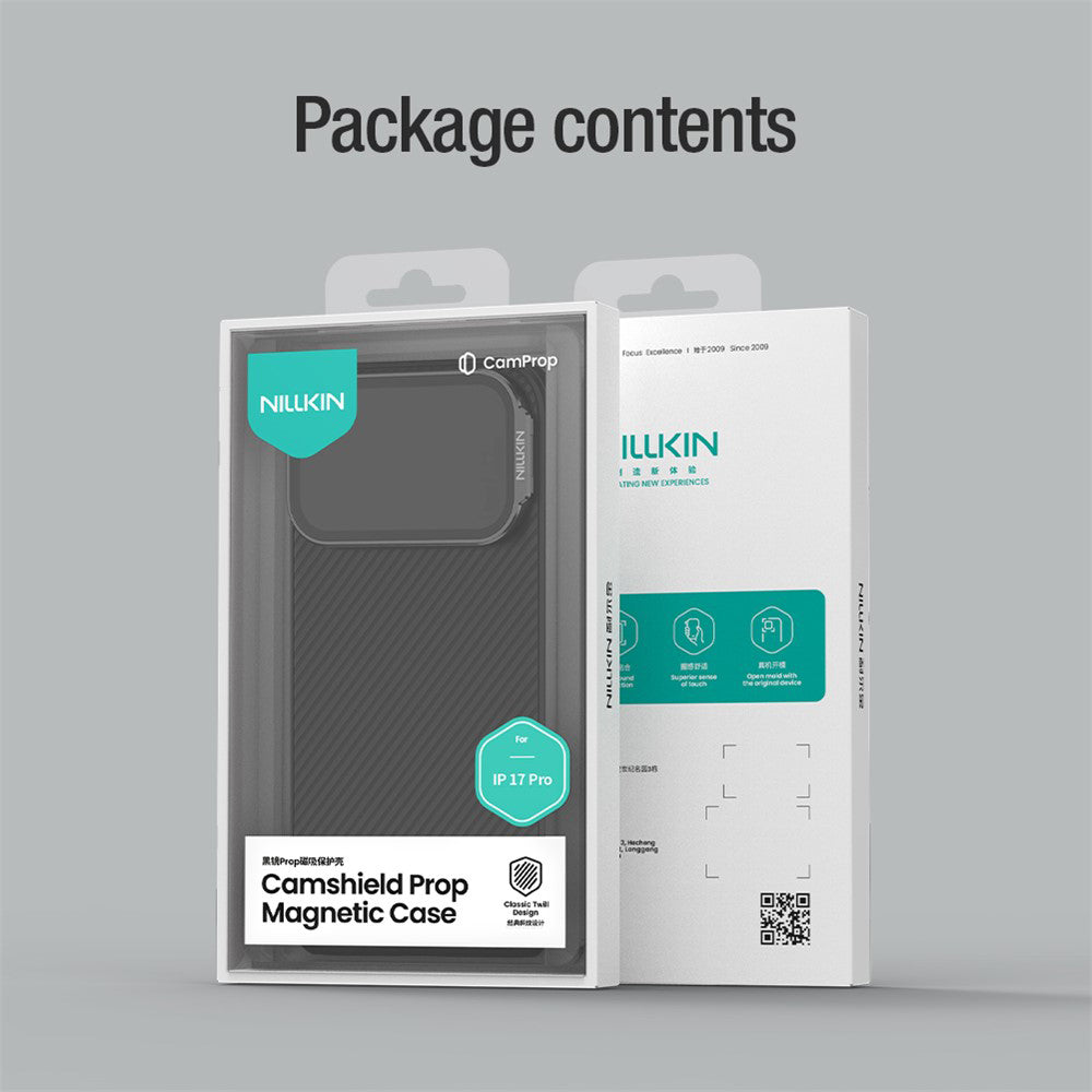 Θήκη MagSafe για Apple iPhone 18 Pro / 17 Pro, Nillkin, CamShield Prop, Μαύρο