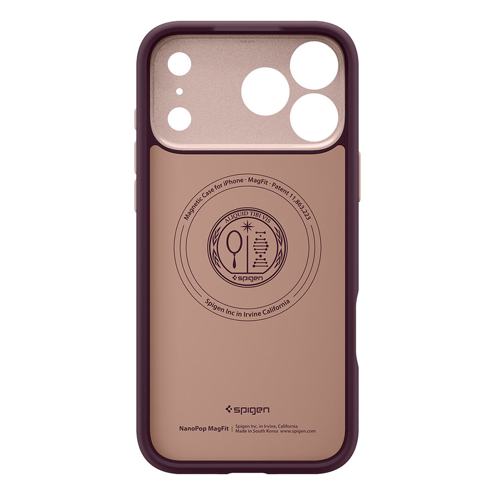 Θήκη MagSafe για Apple iPhone 18 Pro / 17 Pro, Spigen, Caseology Nano Pop, Βυσσινί ACS12179