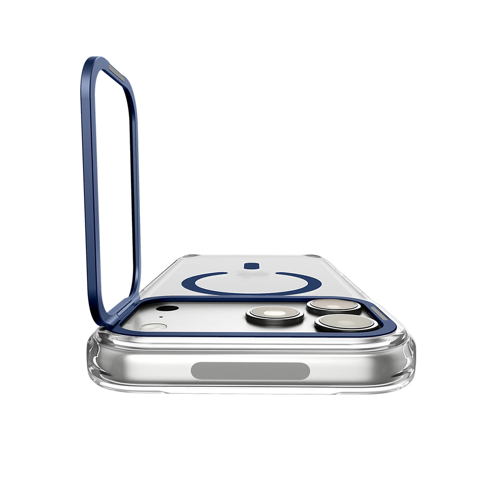 Θήκη MagSafe για Apple iPhone 18 Pro / 17 Pro, Spigen, Ultra Hybrid Optik S, Διαφανής Μπλε ACS11922