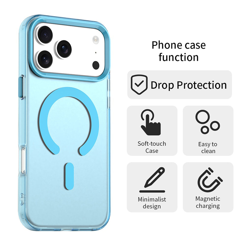 Θήκη MagSafe για Apple iPhone 18 Pro / 17 Pro, Techsuit, CandyCase, Μπλε