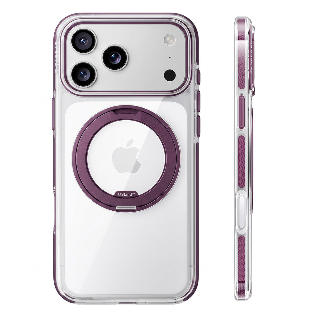 Θήκη MagSafe για Apple iPhone 18 Pro / 17 Pro, Torras, Ostand O3 Light, Μωβ