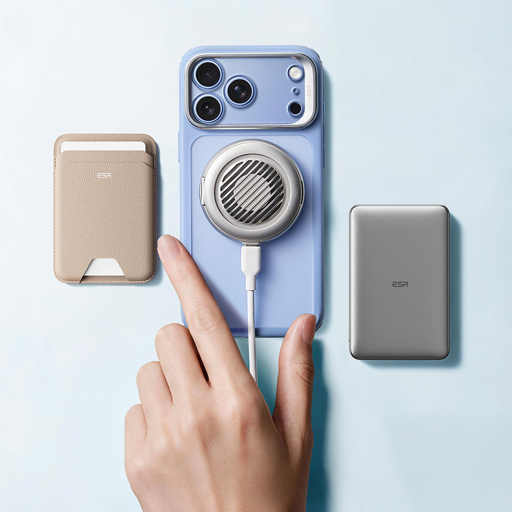 Θήκη MagSafe για Apple iPhone 18 Pro Max / 17 Pro Max, ESR, Classic Hybrid Kickstand, Μπλε Σατινέ