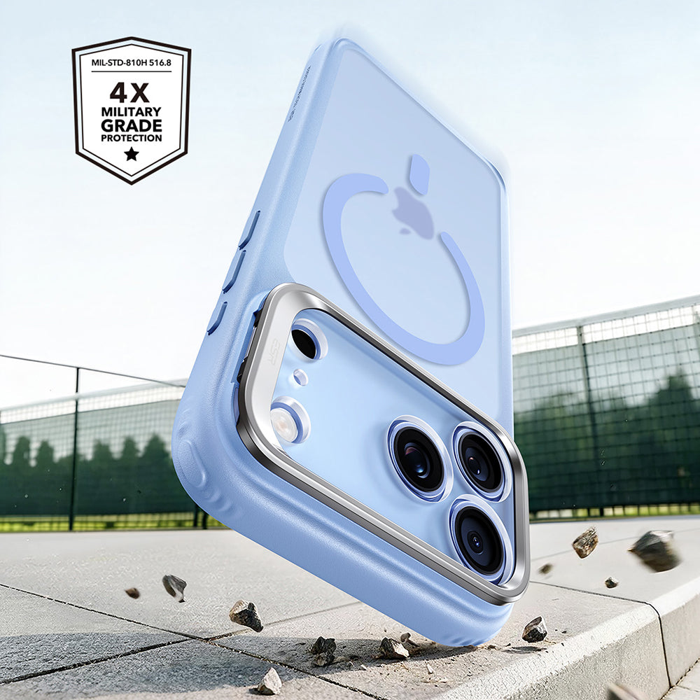 Θήκη MagSafe για Apple iPhone 18 Pro Max / 17 Pro Max, ESR, Classic Hybrid Kickstand, Μπλε Σατινέ