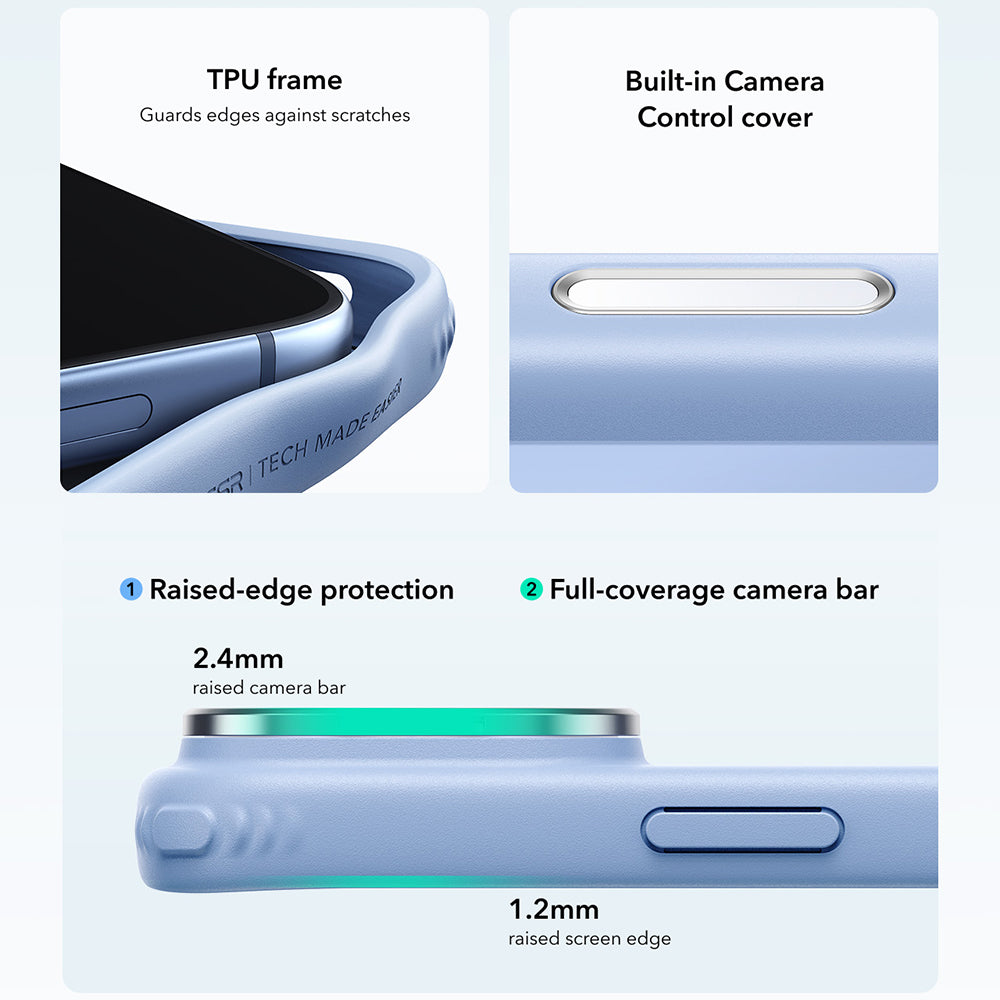 Θήκη MagSafe για Apple iPhone 18 Pro Max / 17 Pro Max, ESR, Classic Hybrid Kickstand, Μπλε Σατινέ