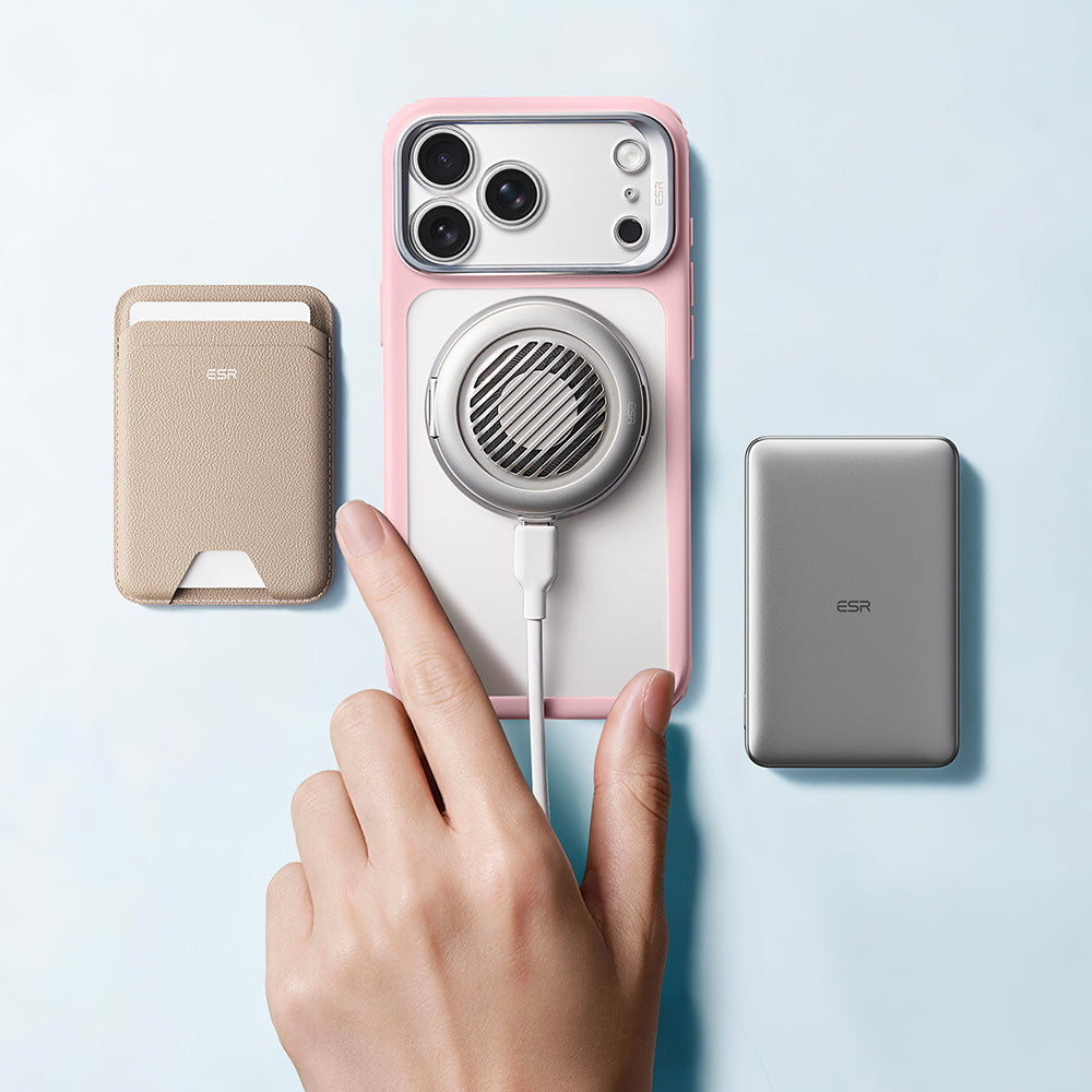 Θήκη MagSafe για Apple iPhone 18 Pro Max / 17 Pro Max, ESR, Classic Hybrid Kickstand, Ροζ Σατινέ