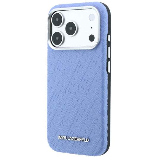 Θήκη MagSafe για Apple iPhone 18 Pro Max / 17 Pro Max, Karl Lagerfeld, Μεταλλικό Λογότυπο με Υφή, Μπλε