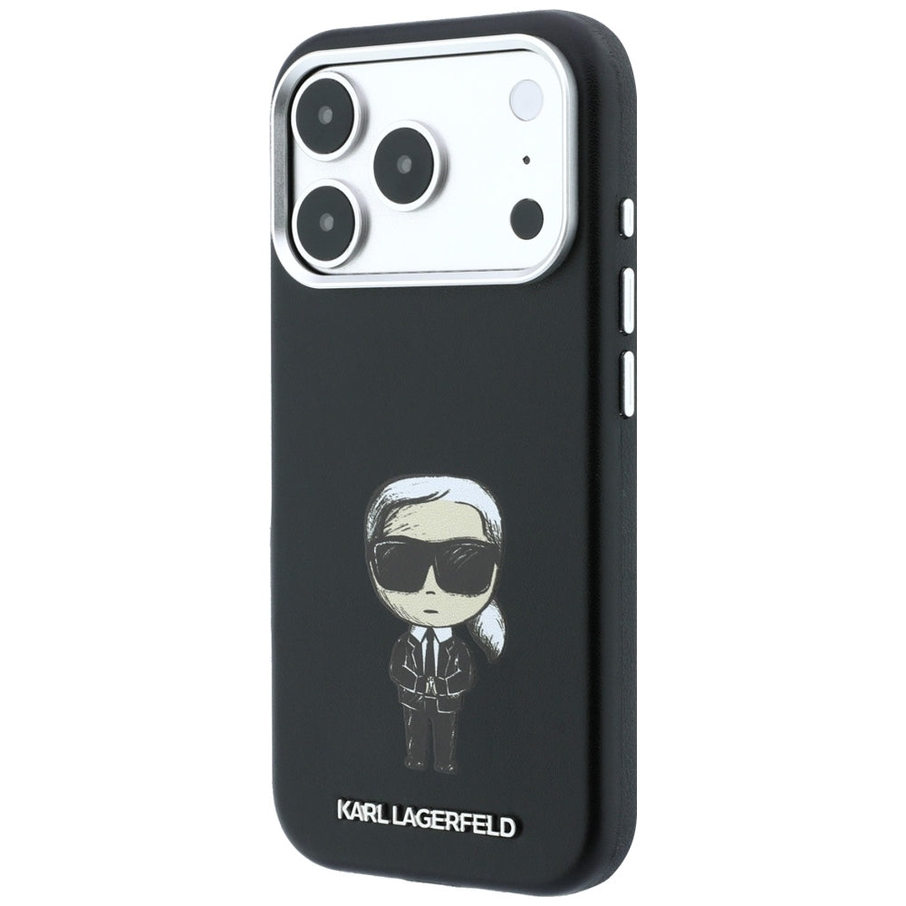 Θήκη MagSafe για Apple iPhone 18 Pro Max / 17 Pro Max, Karl Lagerfeld, Ikonik Sketch, Μαύρο