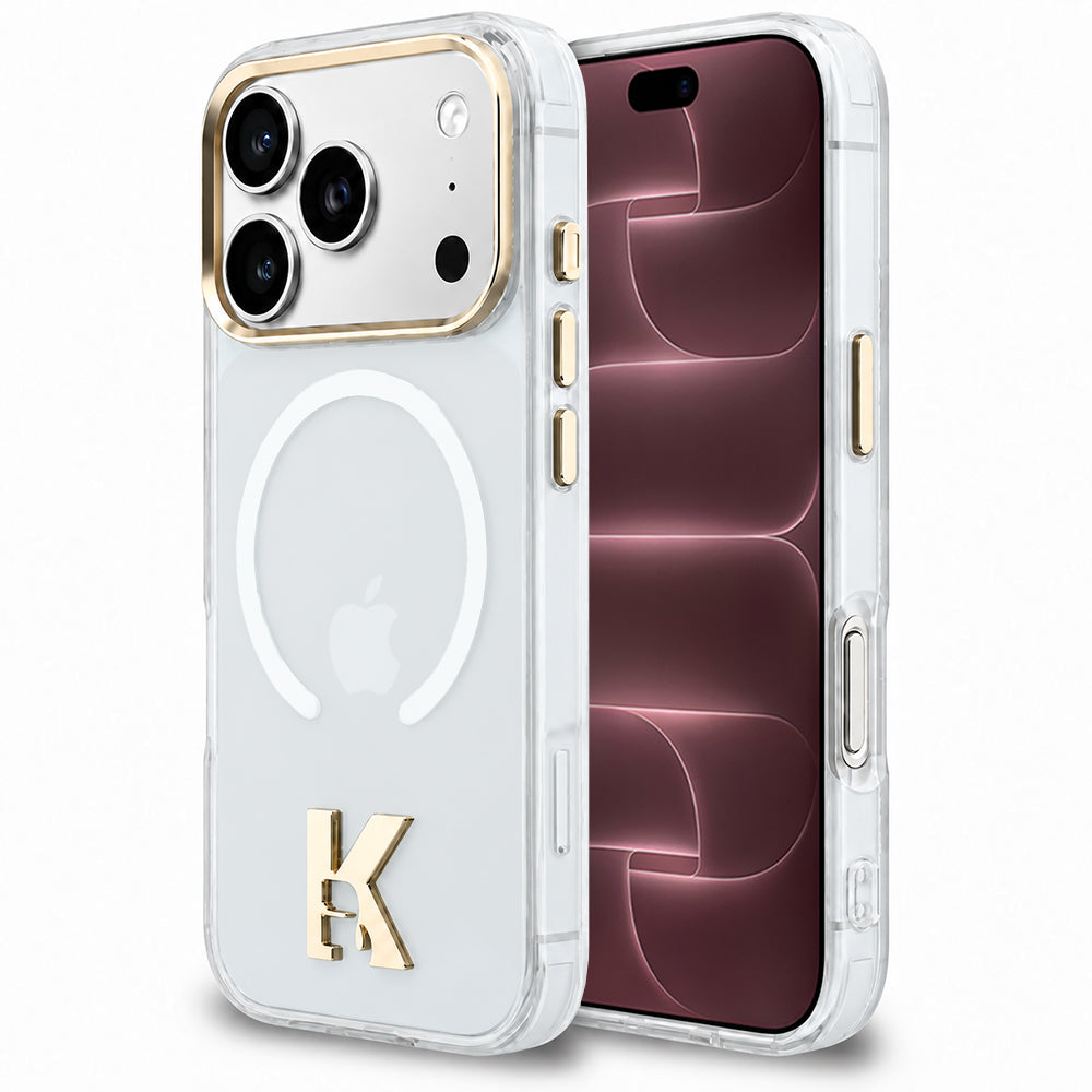 Θήκη MagSafe για Apple iPhone 18 Pro Max / 17 Pro Max, Karl Lagerfeld, IML Karl Head Logo, Διαφανής