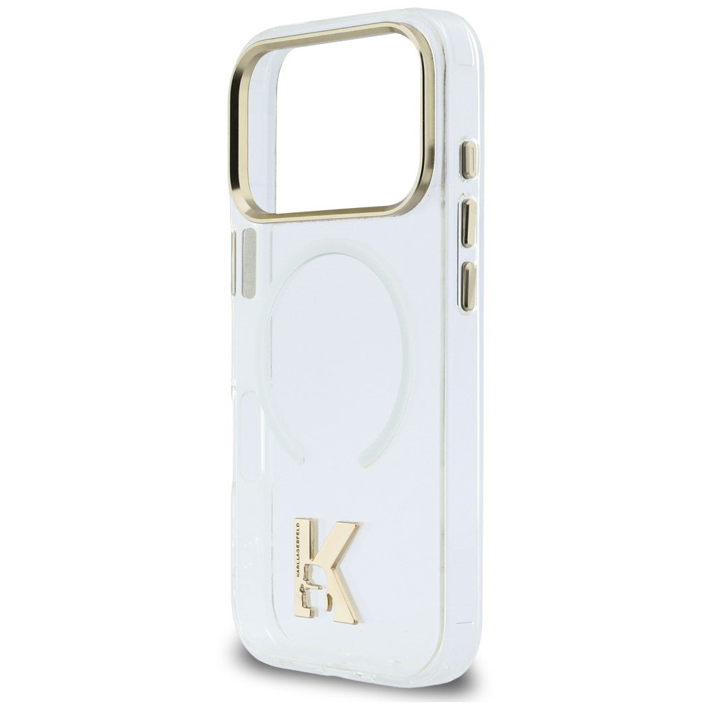 Θήκη MagSafe για Apple iPhone 18 Pro Max / 17 Pro Max, Karl Lagerfeld, IML Karl Head Logo, Διαφανής