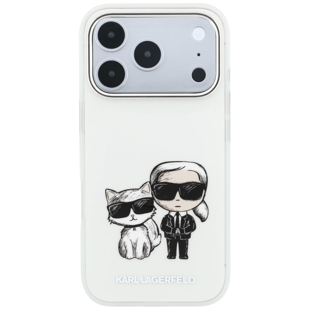 Θήκη MagSafe για Apple iPhone 18 Pro Max / 17 Pro Max, Karl Lagerfeld, IML KC Bodies Sketch Print, Μπεζ