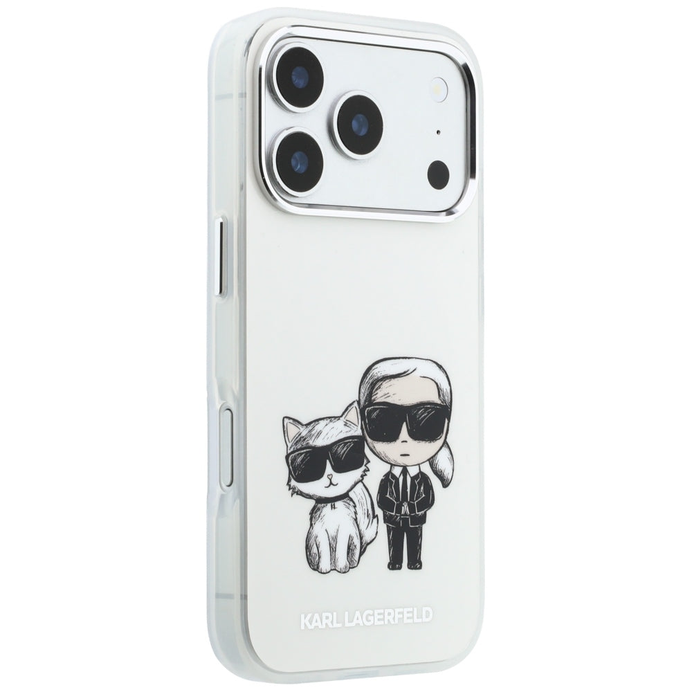 Θήκη MagSafe για Apple iPhone 18 Pro Max / 17 Pro Max, Karl Lagerfeld, IML KC Bodies Sketch Print, Μπεζ