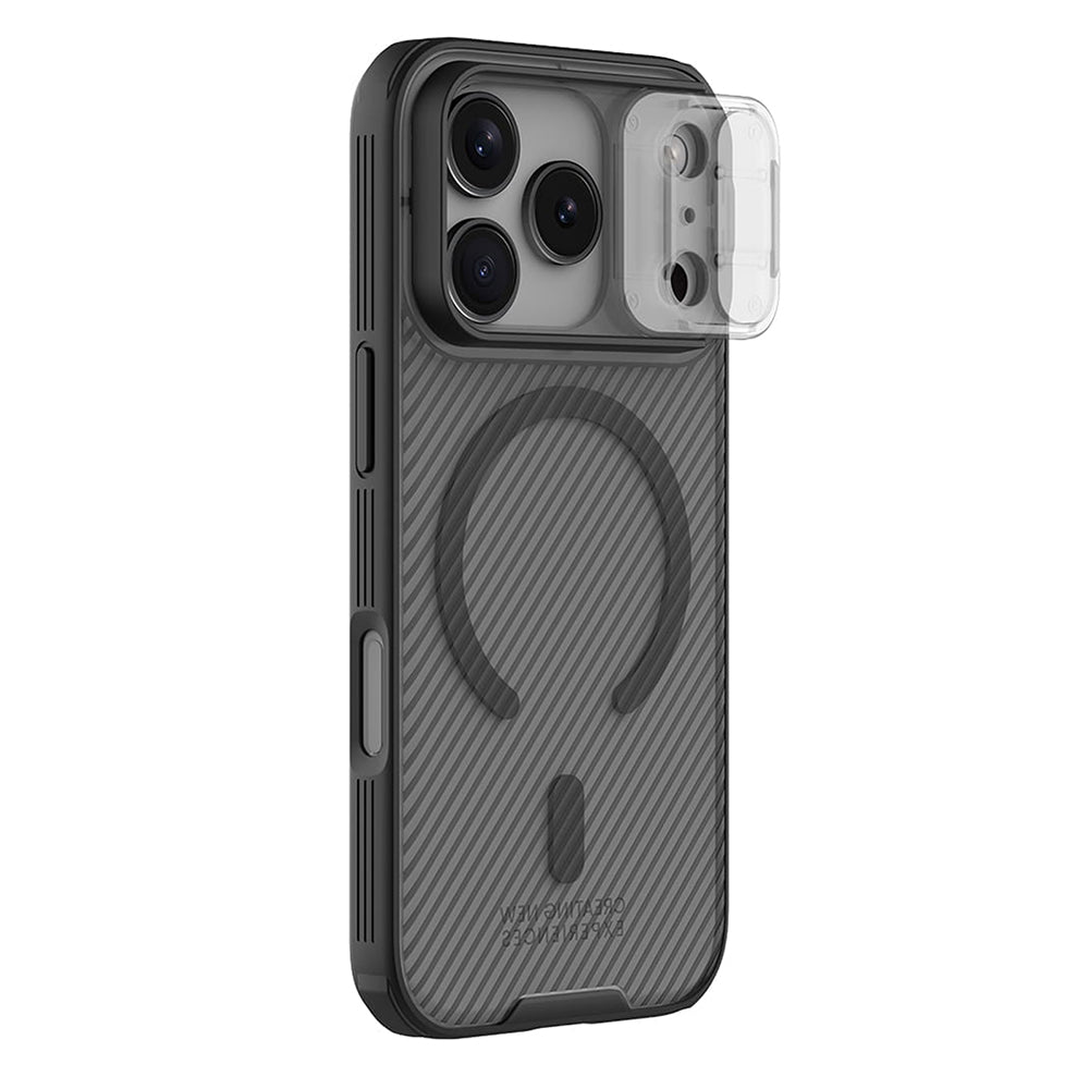 Θήκη MagSafe για Apple iPhone 18 Pro Max / 17 Pro Max, Nillkin, CamShield Pro, Μαύρη Διαφανής