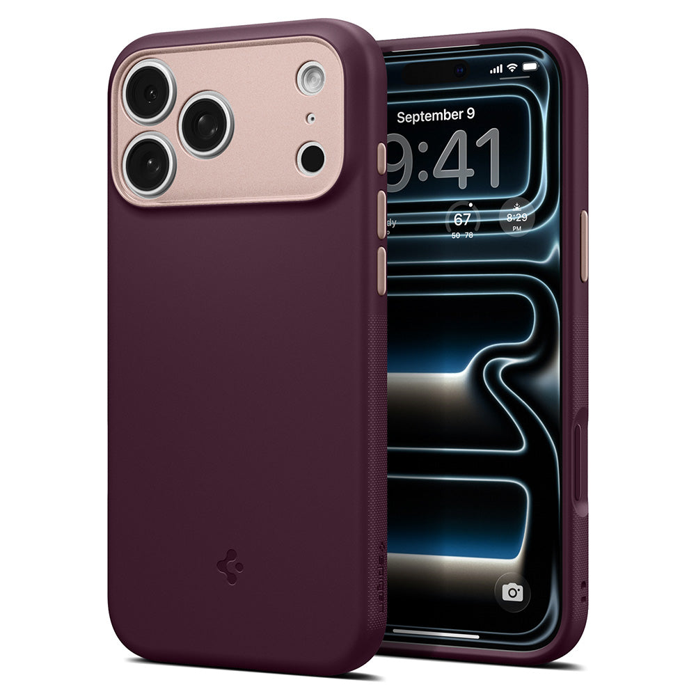 Θήκη MagSafe για Apple iPhone 18 Pro Max / 17 Pro Max, Spigen, Caseology Nano Pop, Βυσσινί ACS12141