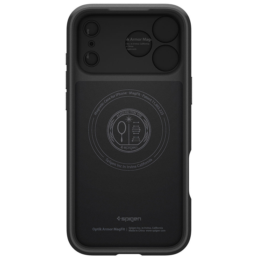 Θήκη MagSafe για Apple iPhone 18 Pro Max / 17 Pro Max, Spigen, Optik Armor, Μαύρη ACS09900