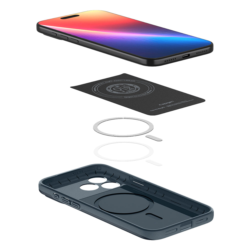 Θήκη MagSafe για Apple iPhone 18 Pro Max / 17 Pro Max, Spigen, Thin Fit, Μπλε ACS12108