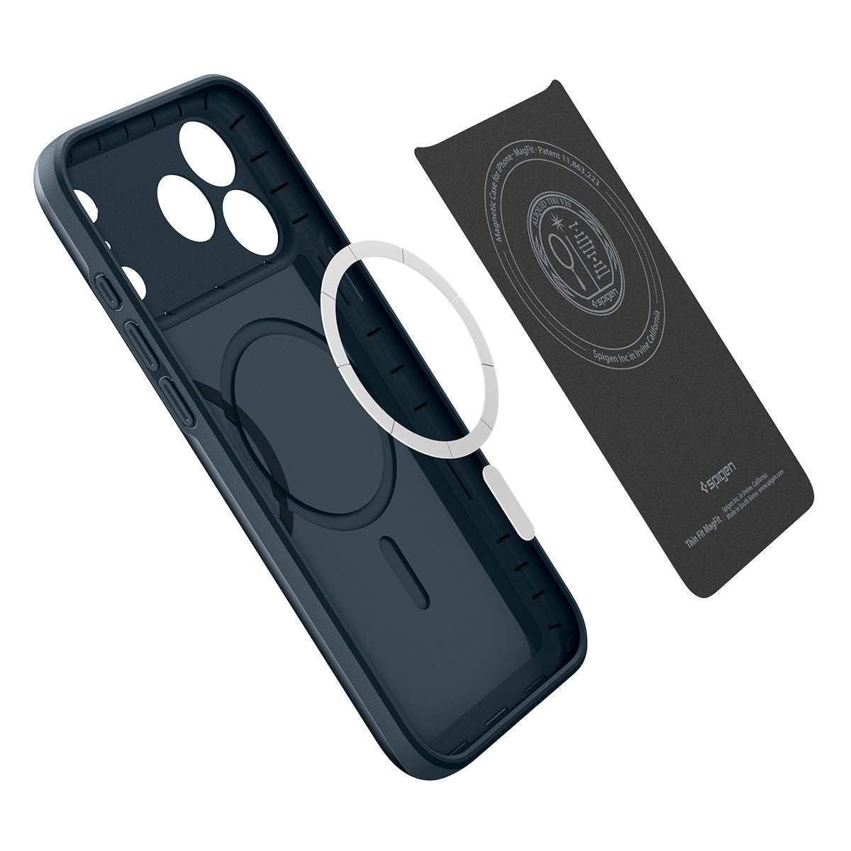 Θήκη MagSafe για Apple iPhone 18 Pro Max / 17 Pro Max, Spigen, Thin Fit, Μπλε ACS12108