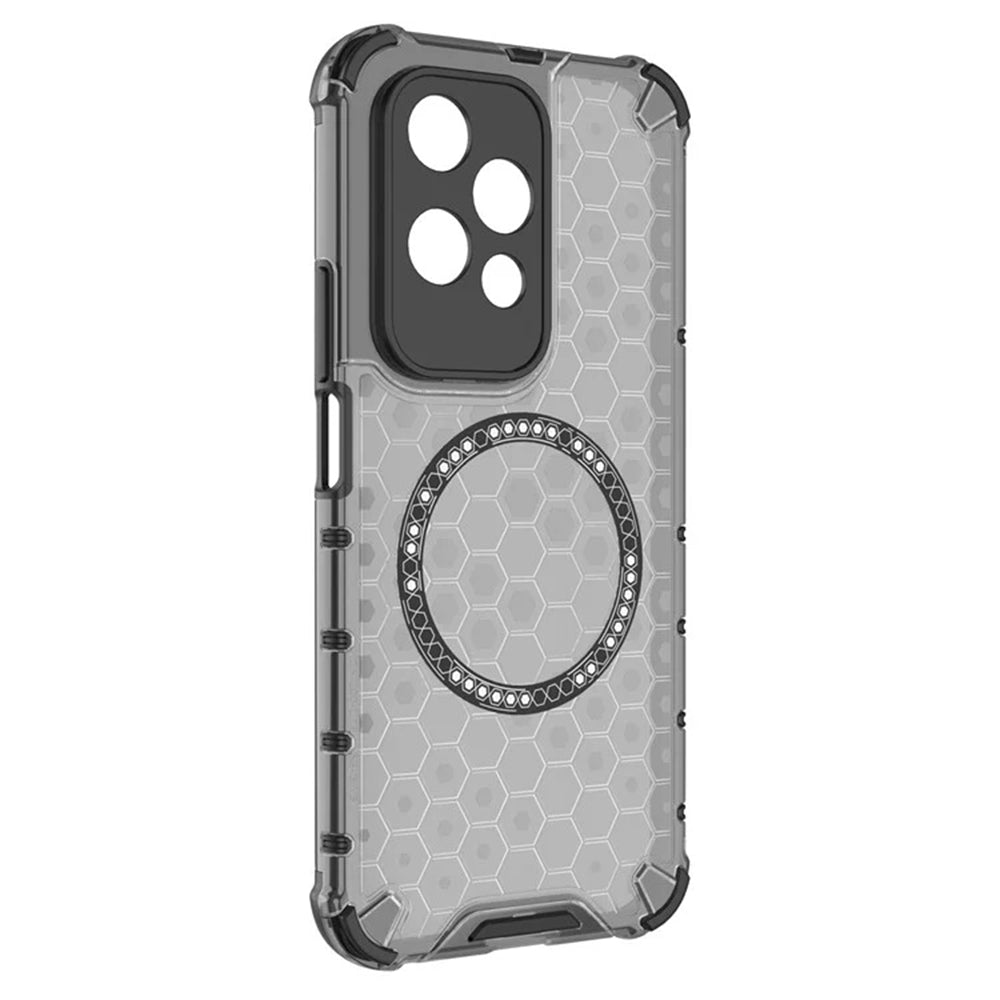 Θήκη MagSafe για Honor 200 Lite, Techsuit, HoneyComb Shield, Μαύρο