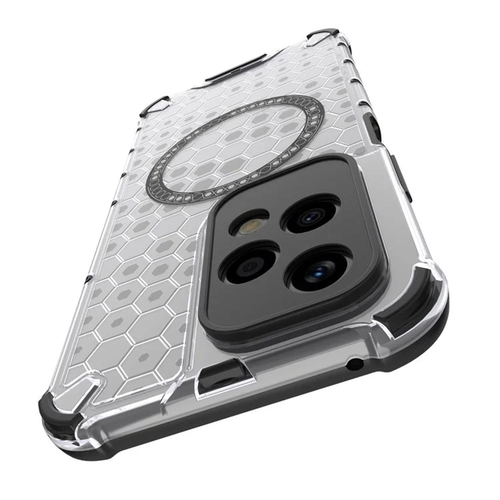 Θήκη MagSafe για Honor 200 Lite, Techsuit, HoneyComb Shield, Μαύρο